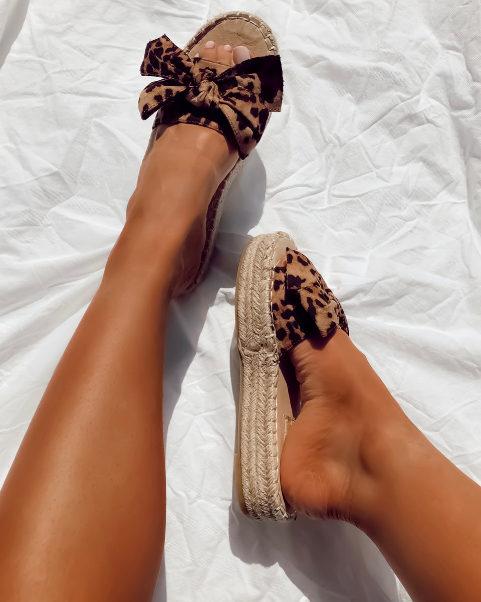 Cut the Drama Leopard Slides Fearless