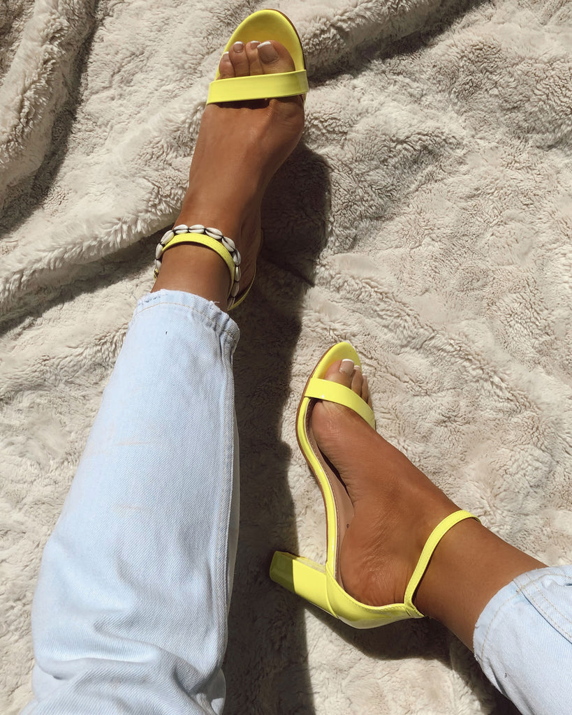 Neon barely sale there heels