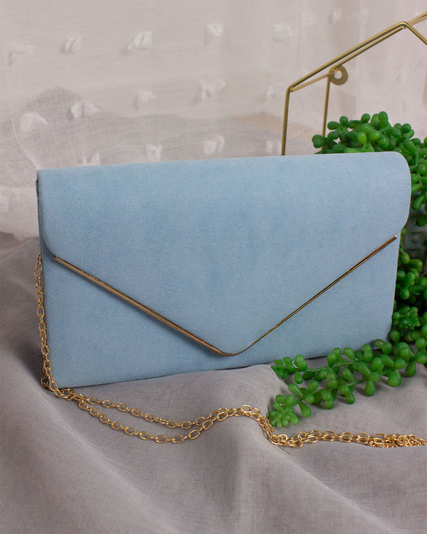 Banana Republic Suede Envelope Clutch Studded Hand Carry Purse Green | eBay