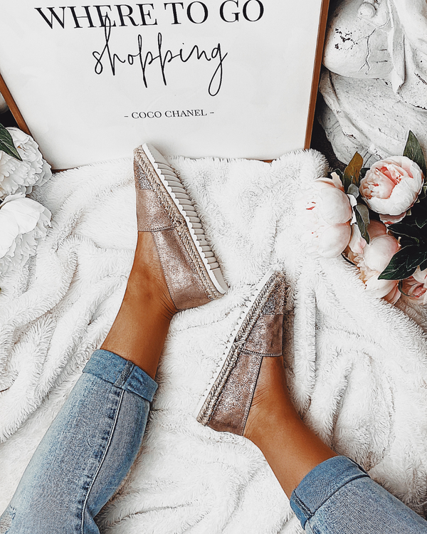 Sweet Life Espadrilles in Champagne